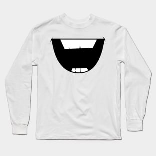 Funny Mouth Smile Happy Long Sleeve T-Shirt